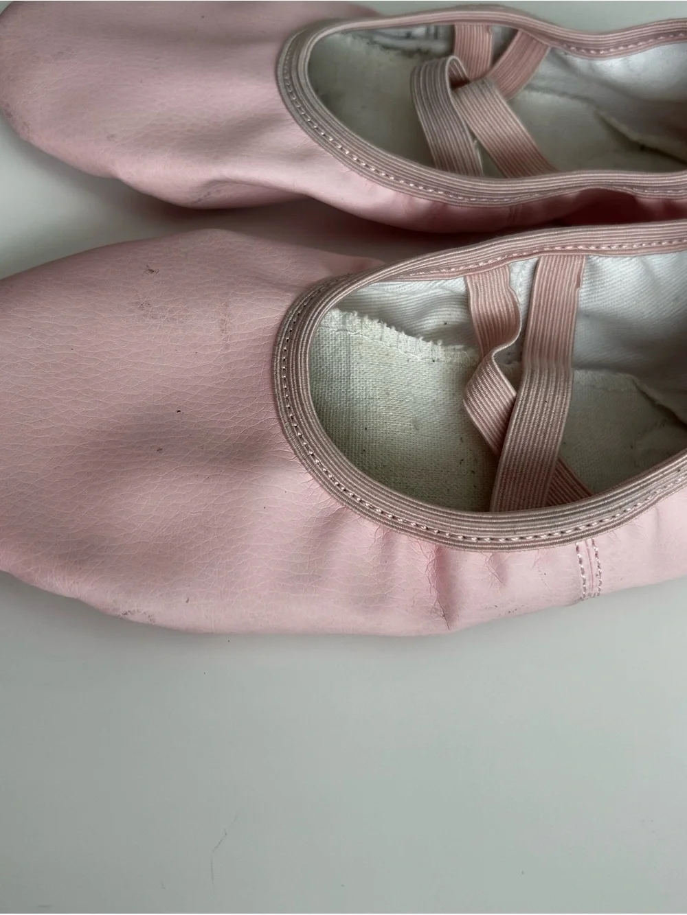 Kids Pink Ballet Flats with Elastic Strap